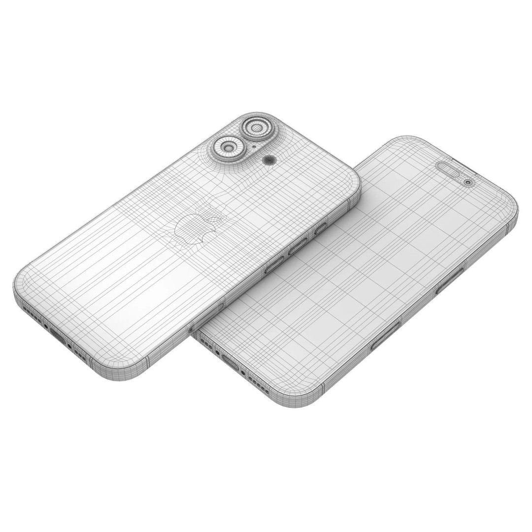 Apple iPhone 17 v2 3D Model – Realistic PBR Asset, OBJ, FBX, Blender - View 21
