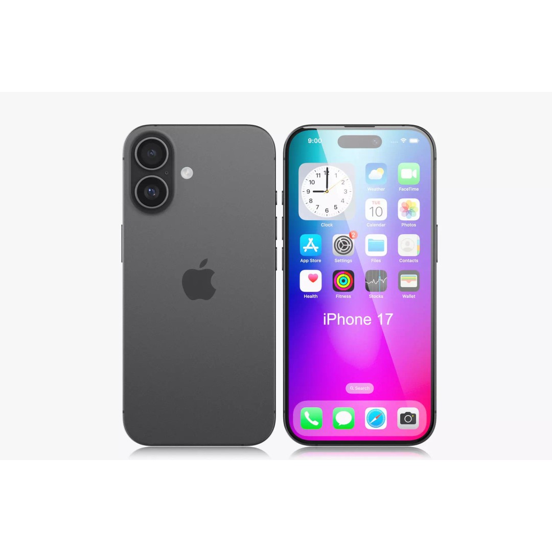 Apple iPhone 17 v2 3D Model – Realistic PBR Asset, OBJ, FBX, Blender - View 3