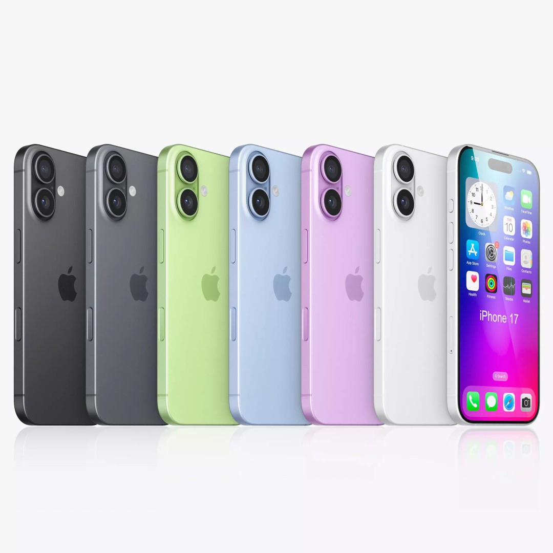 Apple iPhone 17 v2 3D Model – Realistic PBR Asset, OBJ, FBX, Blender - View 7