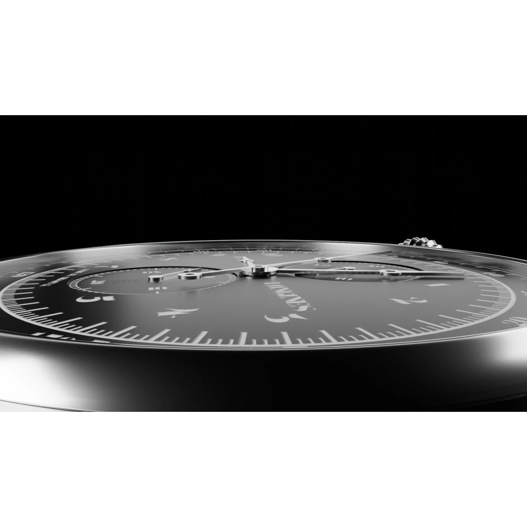 Longines Watch 3D Model – Realistic Luxury Timepiece for Blender - View 8