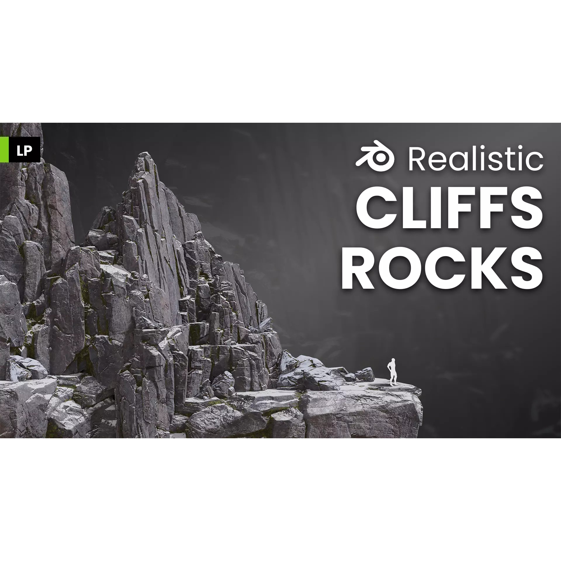 Realistic Modular Cliffs and Rocks - Low-Poly 3D Model - View 2