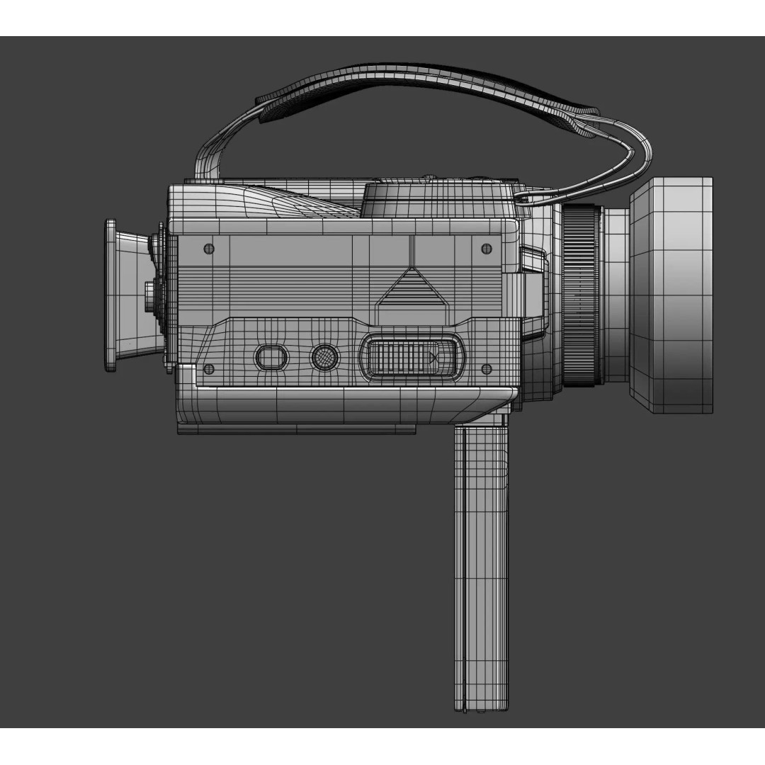 Sony Handycam DCR-PC115E 3D Model – Detailed PBR Camcorder Asset