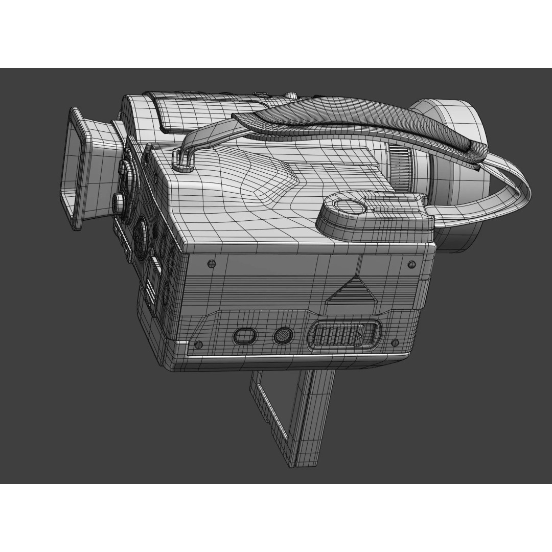 Sony Handycam DCR-PC115E 3D Model – Detailed PBR Camcorder Asset - View 10