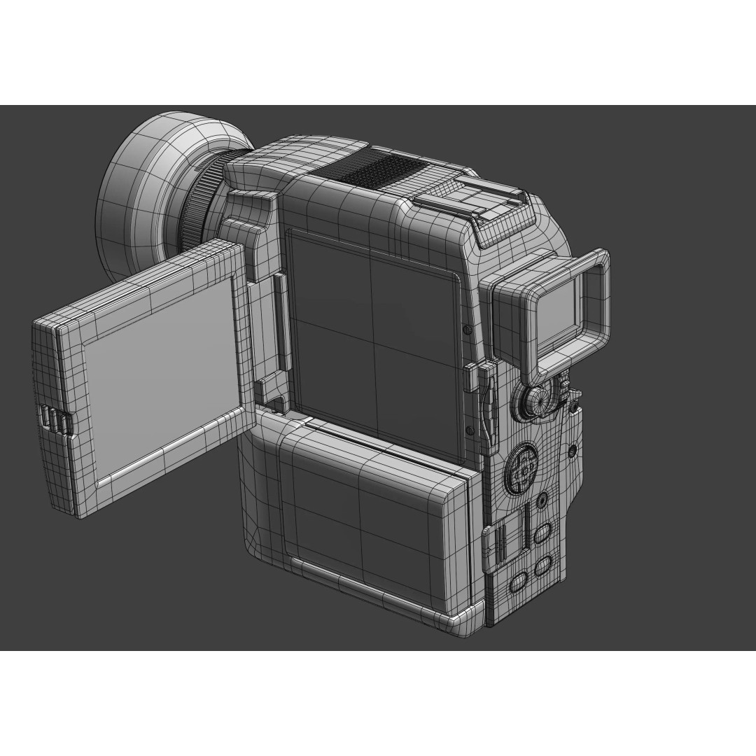 Sony Handycam DCR-PC115E 3D Model – Detailed PBR Camcorder Asset - View 11
