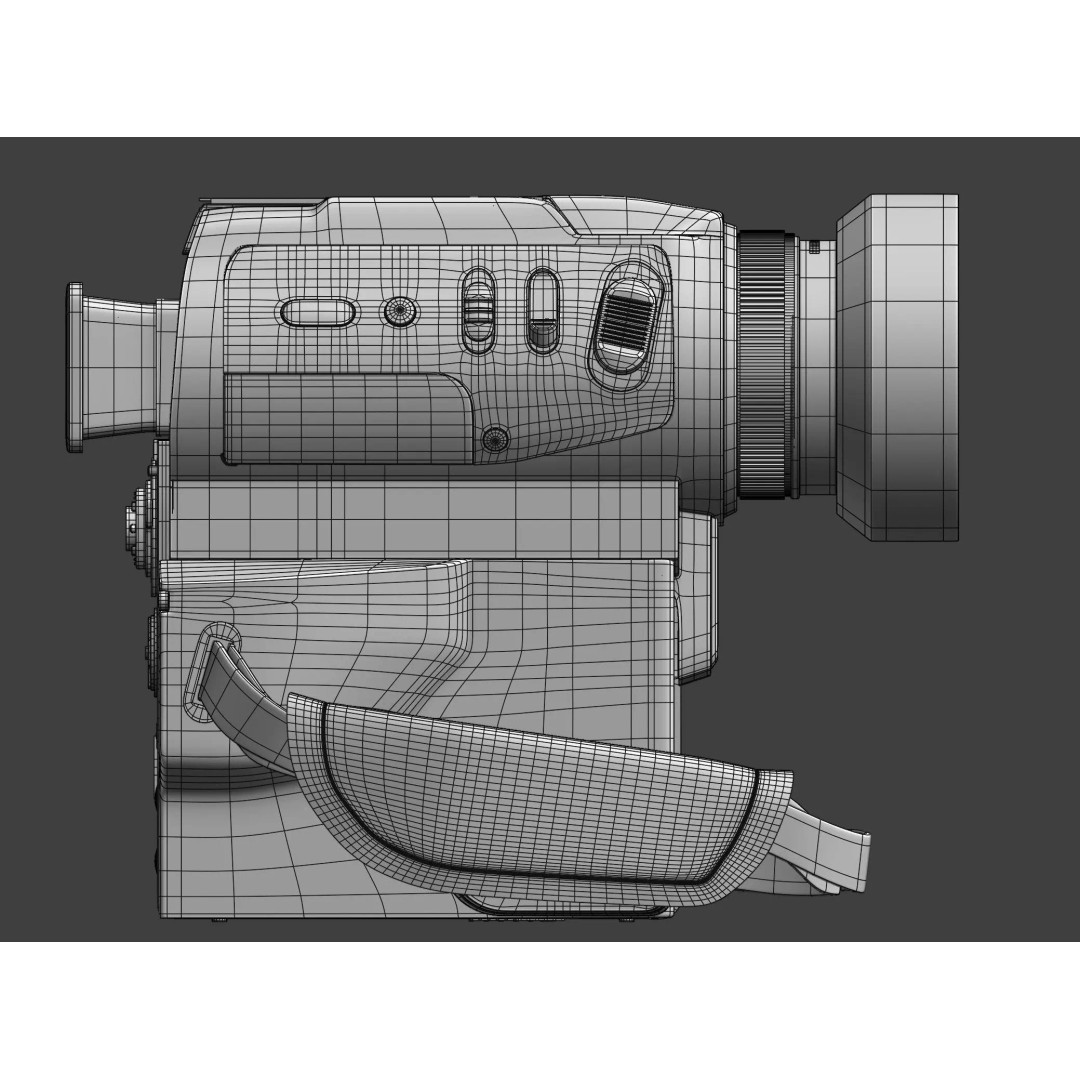 Sony Handycam DCR-PC115E 3D Model – Detailed PBR Camcorder Asset - View 12