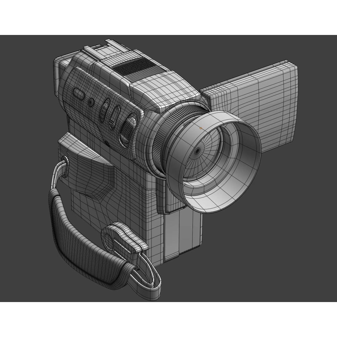Sony Handycam DCR-PC115E 3D Model – Detailed PBR Camcorder Asset - View 7