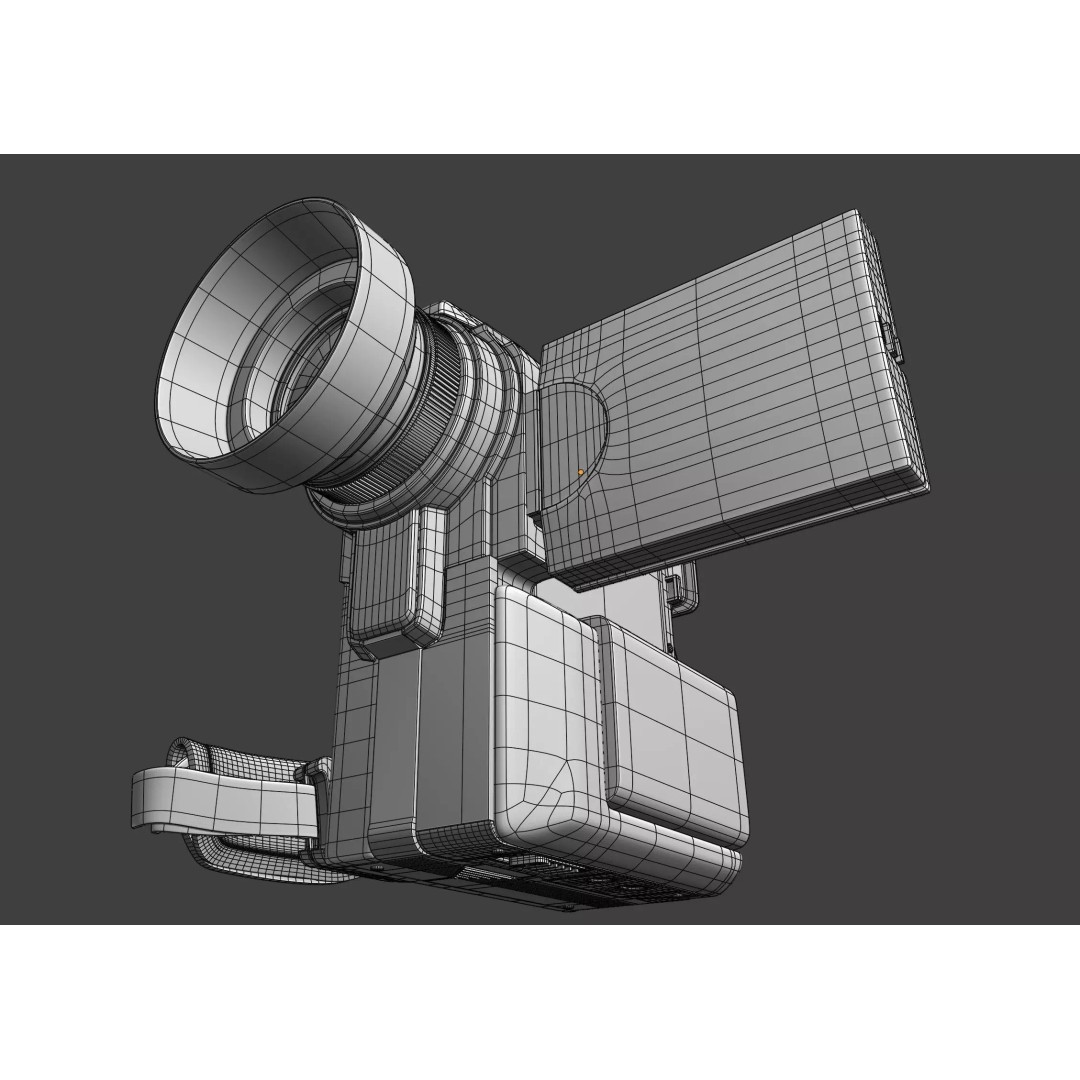 Sony Handycam DCR-PC115E 3D Model – Detailed PBR Camcorder Asset - View 8