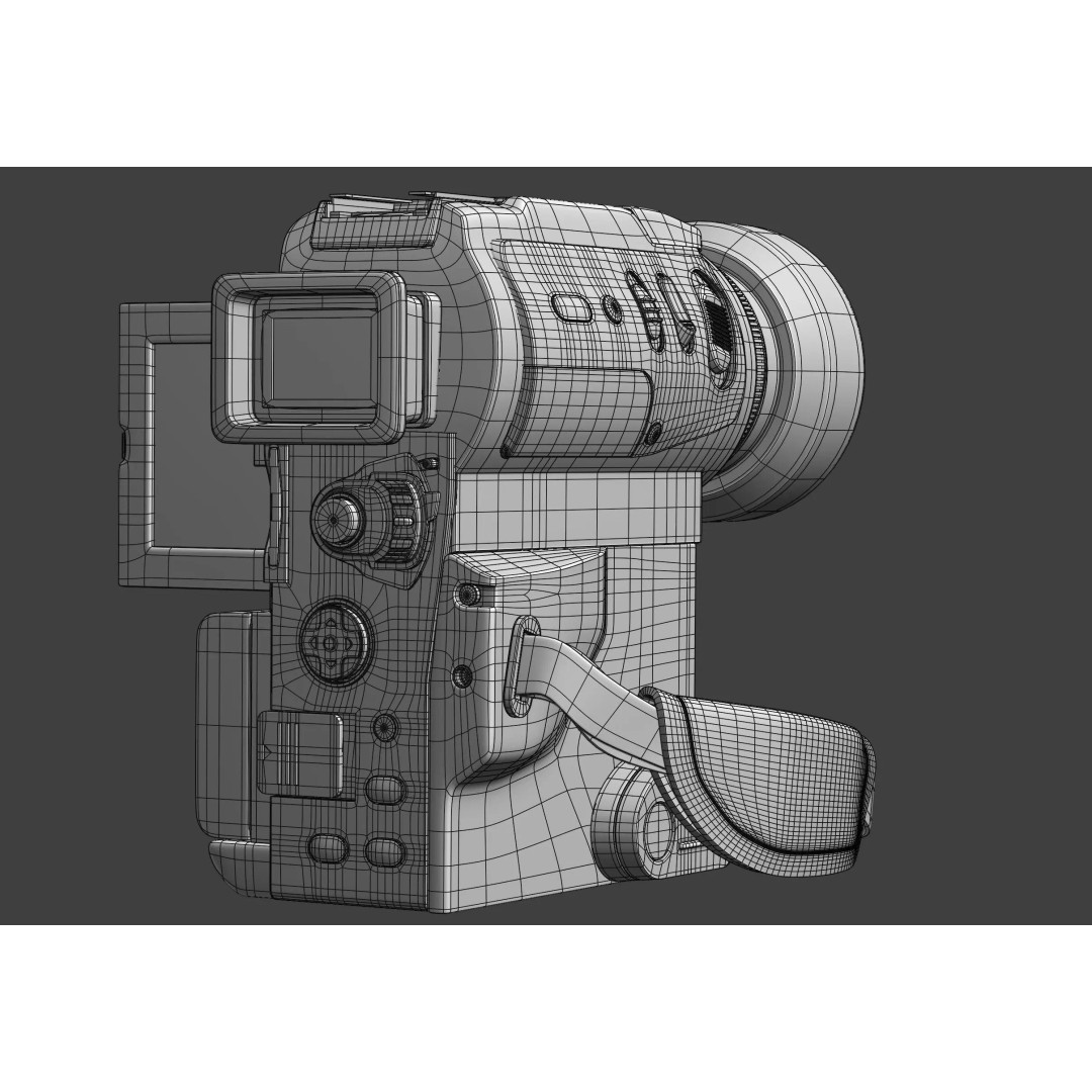 Sony Handycam DCR-PC115E 3D Model – Detailed PBR Camcorder Asset - View 9