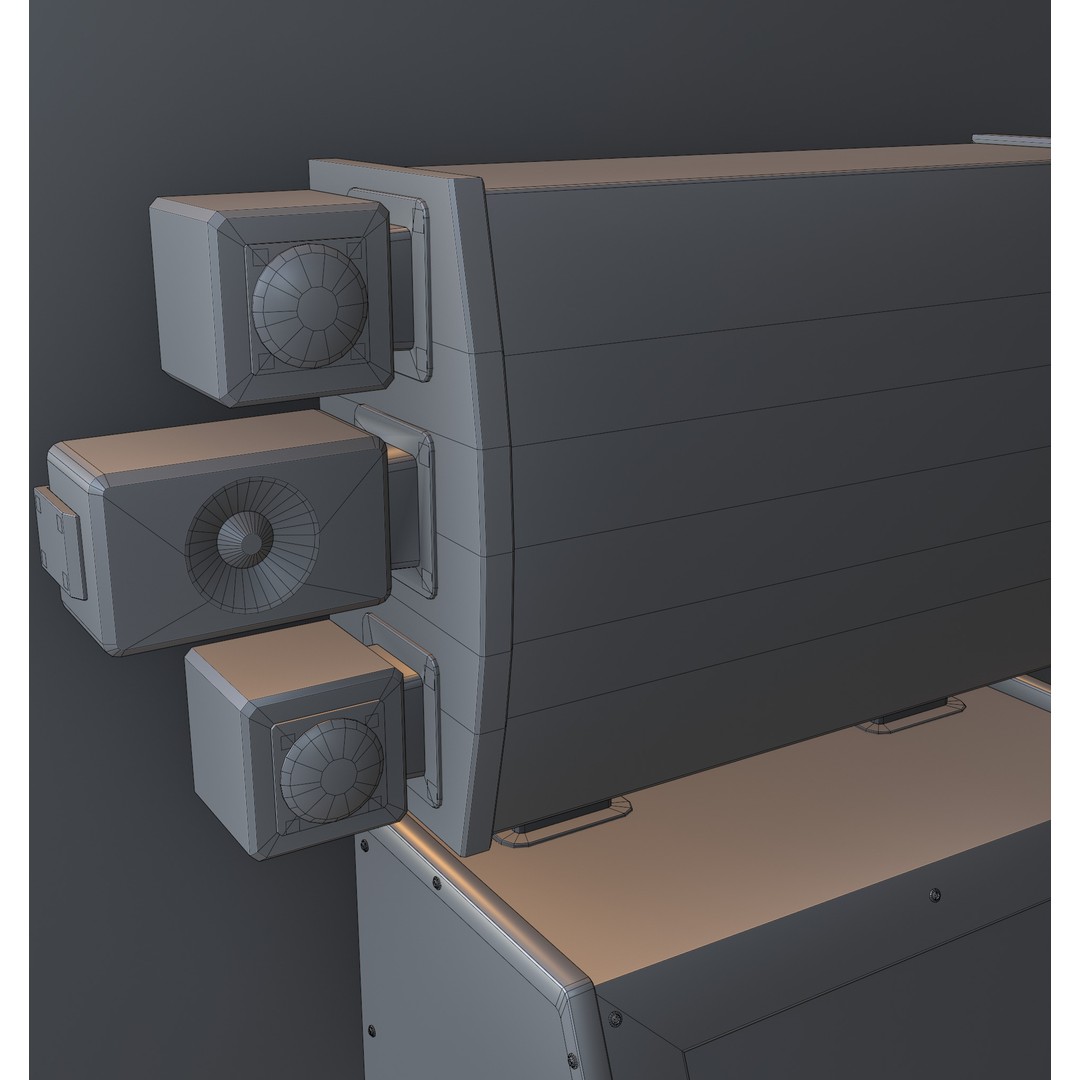 Retro Arcade Cabinets and Stools Pack 3D Model – Game-Ready PBR Assets, Blender - View 16