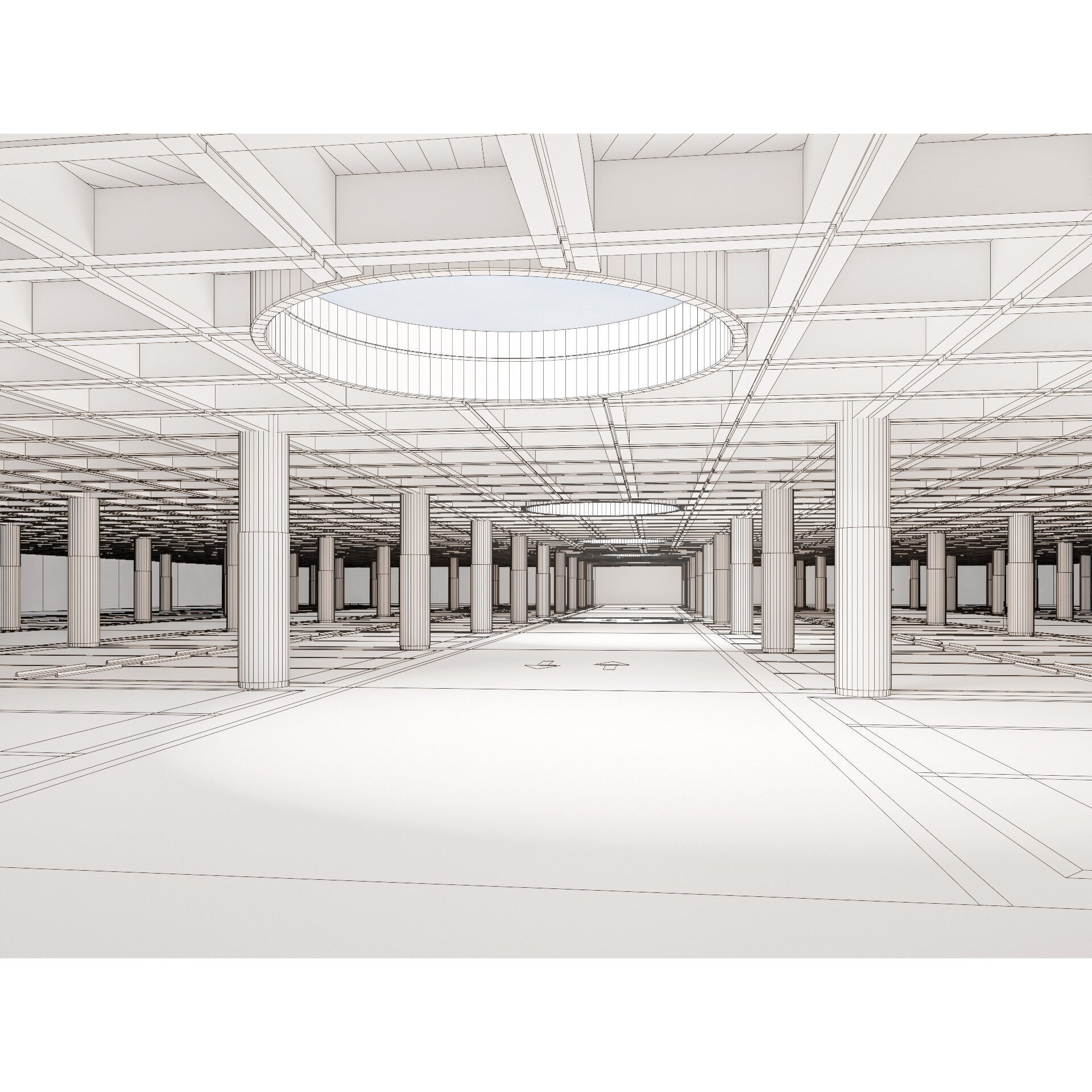 Parking Studio - Low-Poly Game-Ready 3D Model