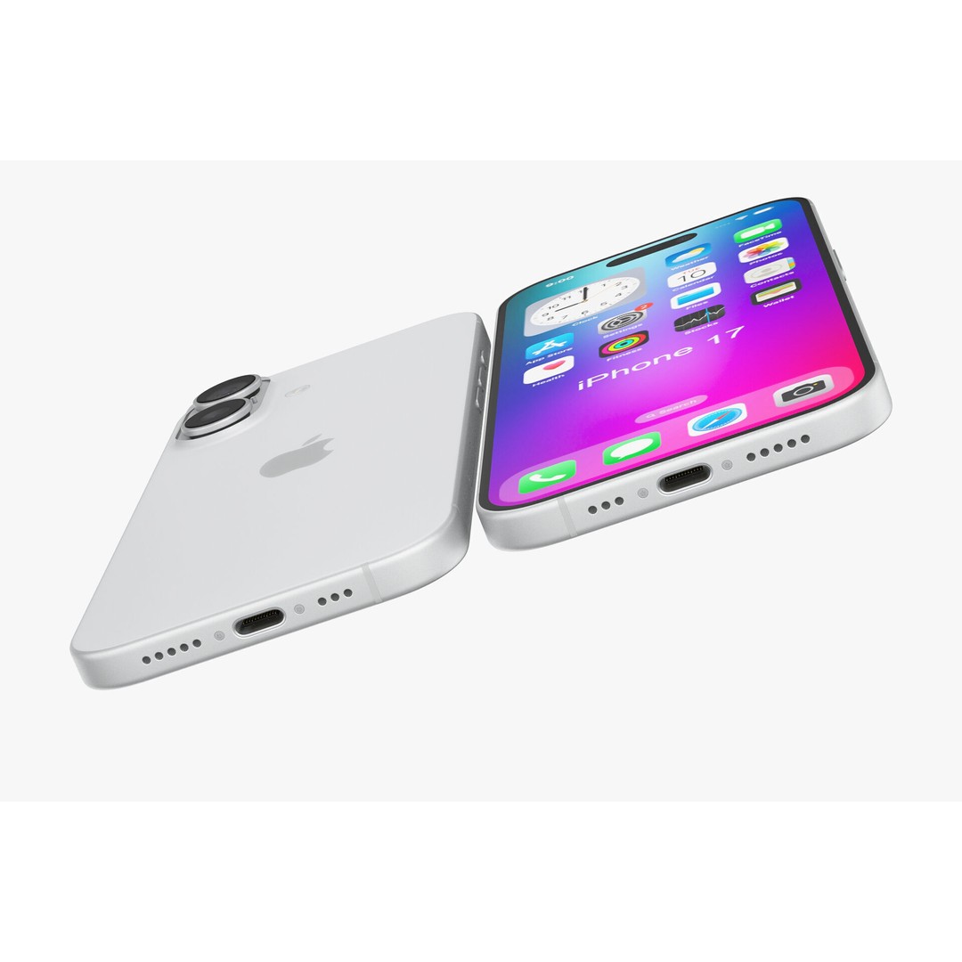 Apple iPhone 17 3D Model – Realistic PBR Asset, OBJ, FBX, Blender - View 8