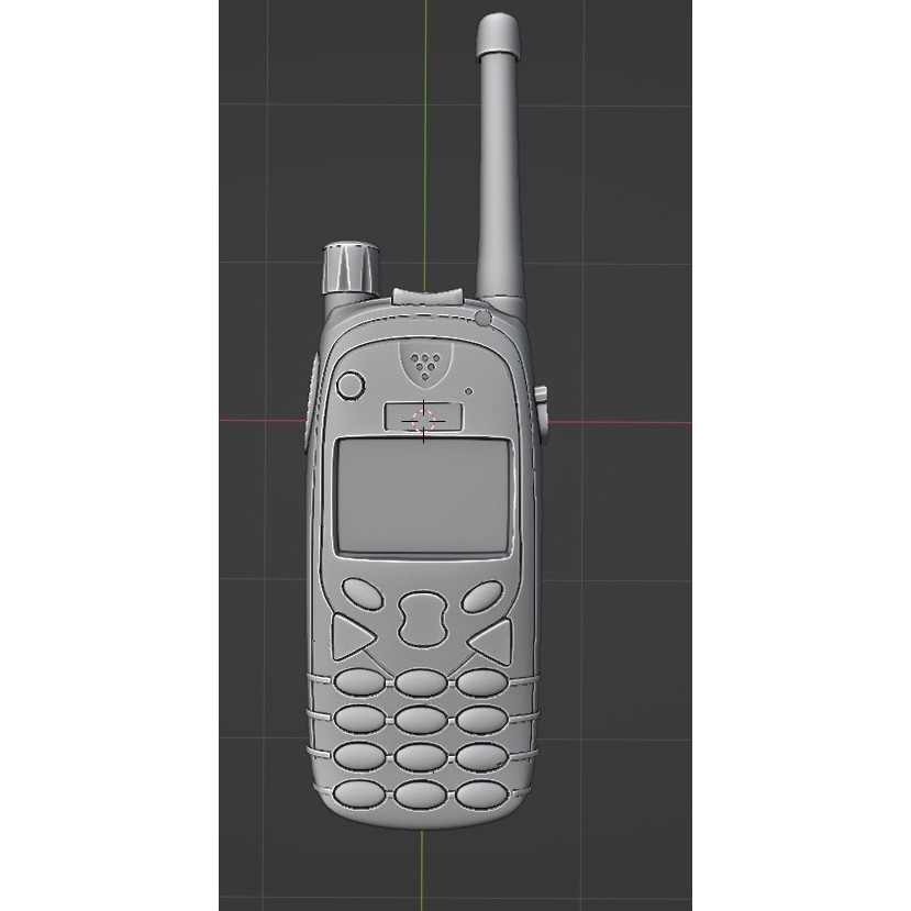Sepura SRP2000 Handheld Radio 3D Model – Low Poly Game Ready Asset, FBX - View 13