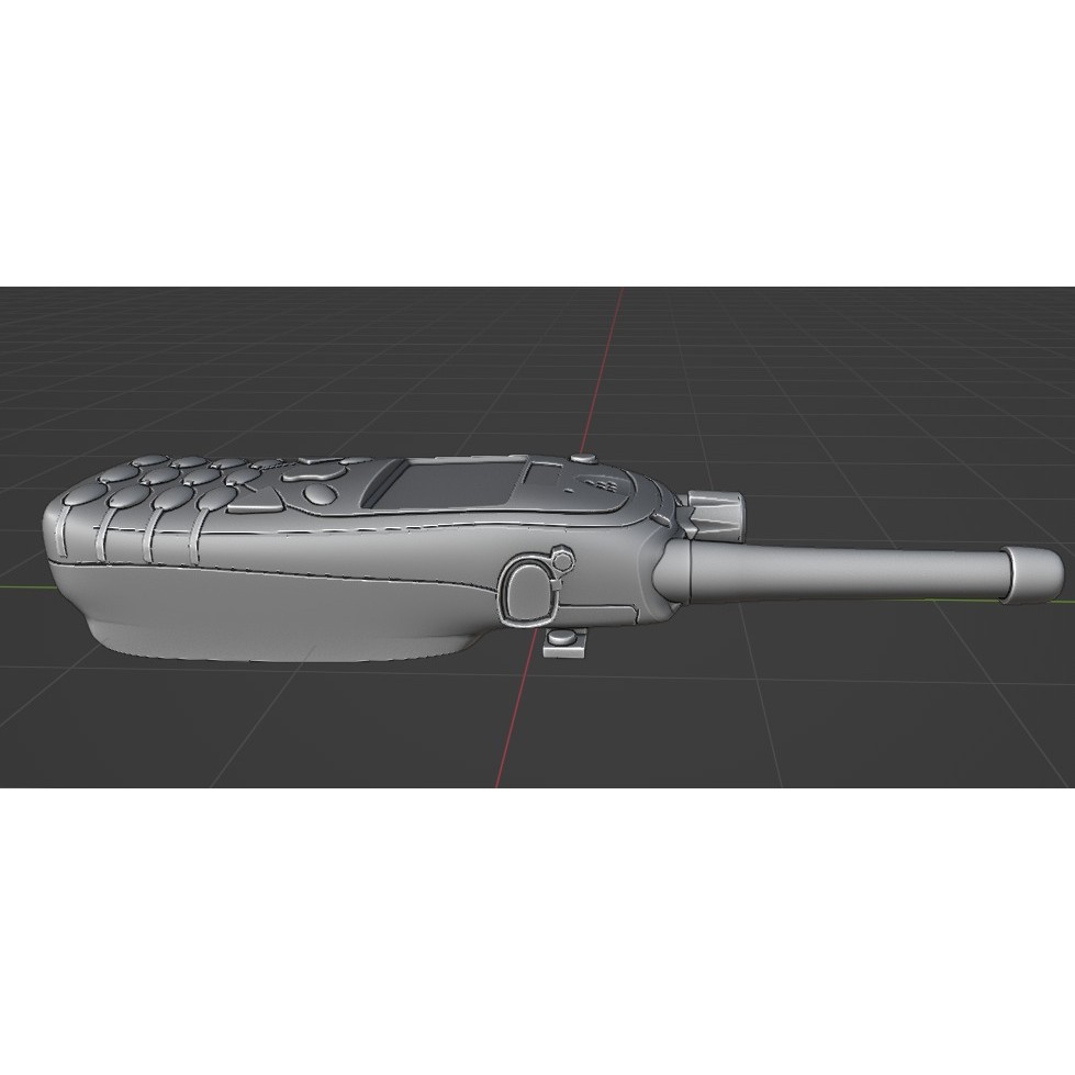 Sepura SRP2000 Handheld Radio 3D Model – Low Poly Game Ready Asset, FBX - View 15