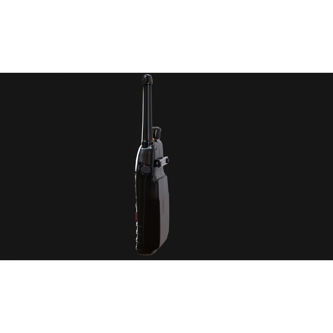 Sepura SRP2000 Handheld Radio 3D Model – Low Poly Game Ready Asset, FBX - View 18