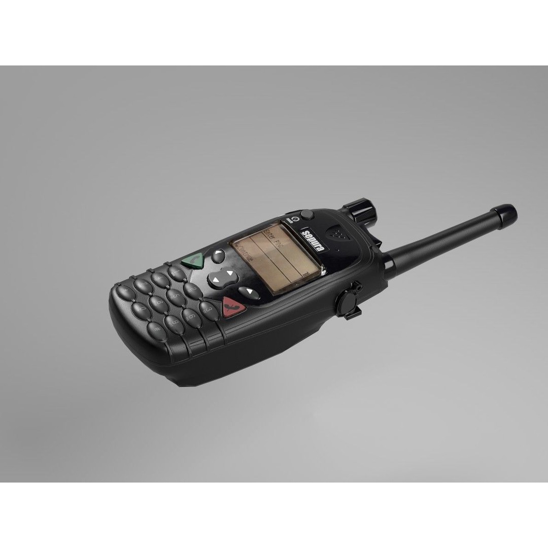 Sepura SRP2000 Handheld Radio 3D Model – Low Poly Game Ready Asset, FBX - View 21