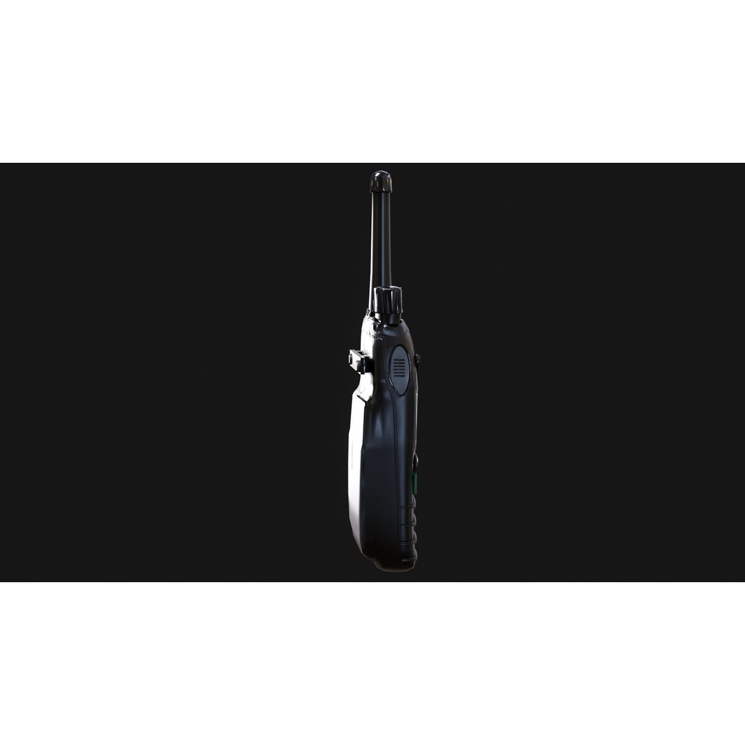 Sepura SRP2000 Handheld Radio 3D Model – Low Poly Game Ready Asset, FBX - View 8