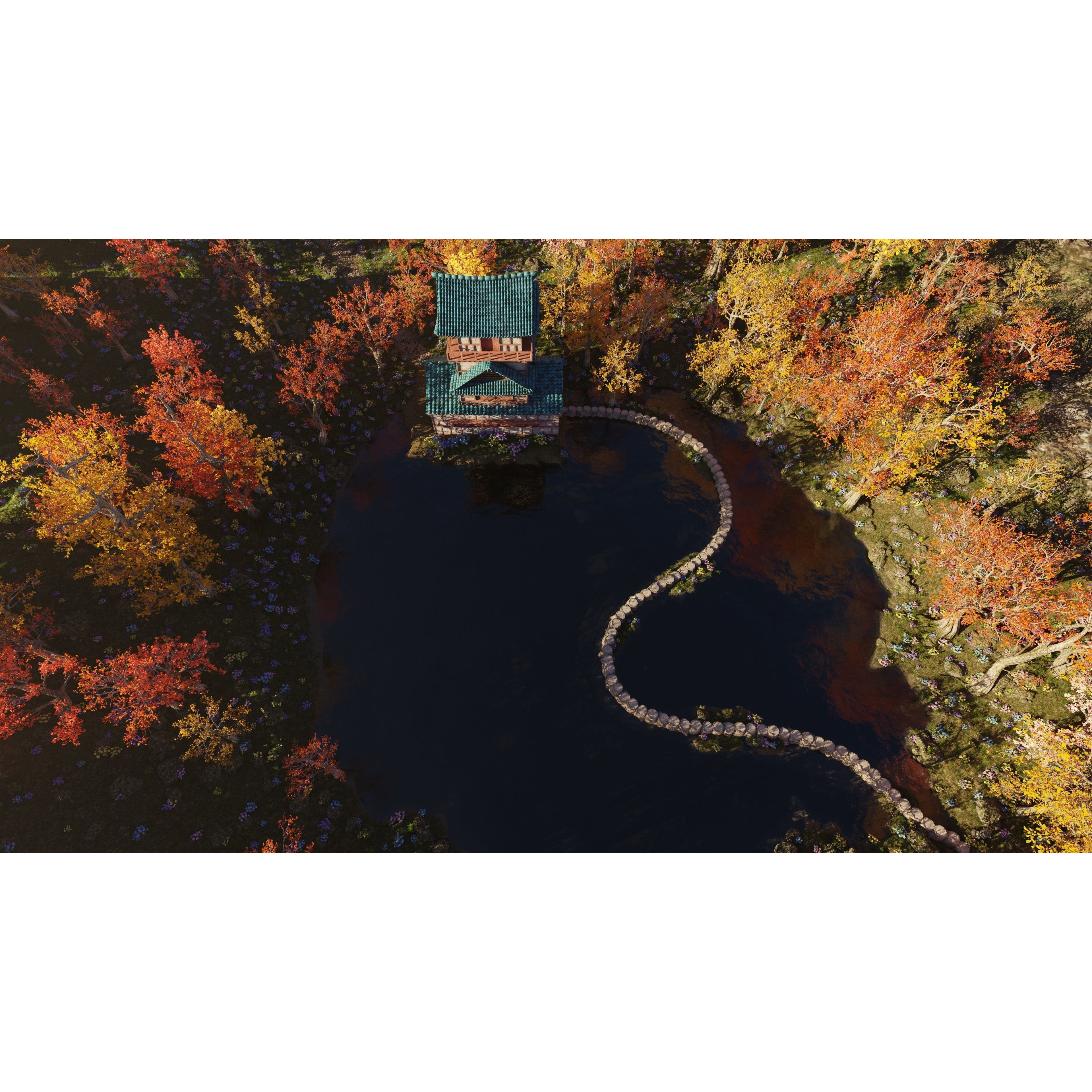 Japanese Scene - Game-Ready 3D Model - View 13