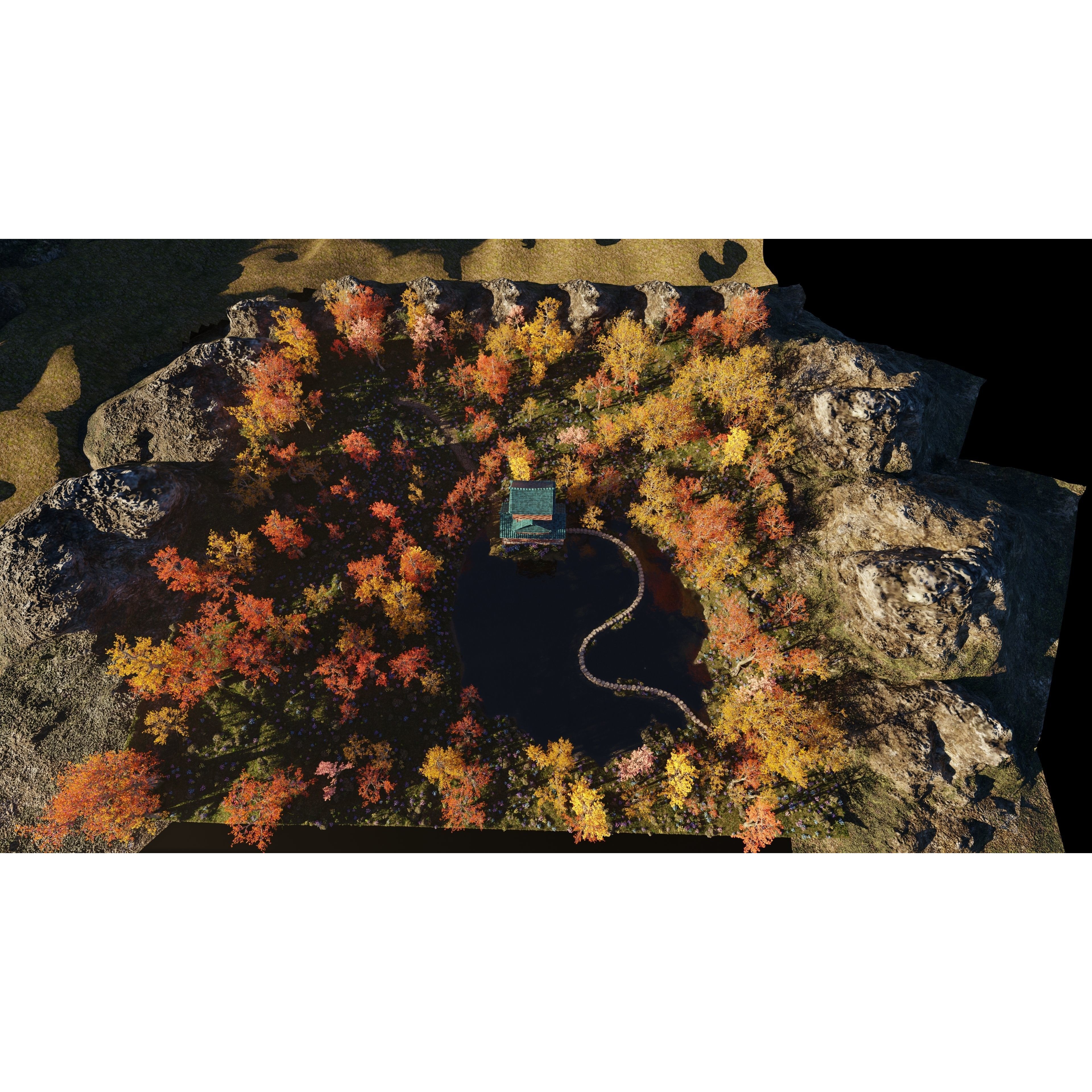 Japanese Scene - Game-Ready 3D Model - View 14