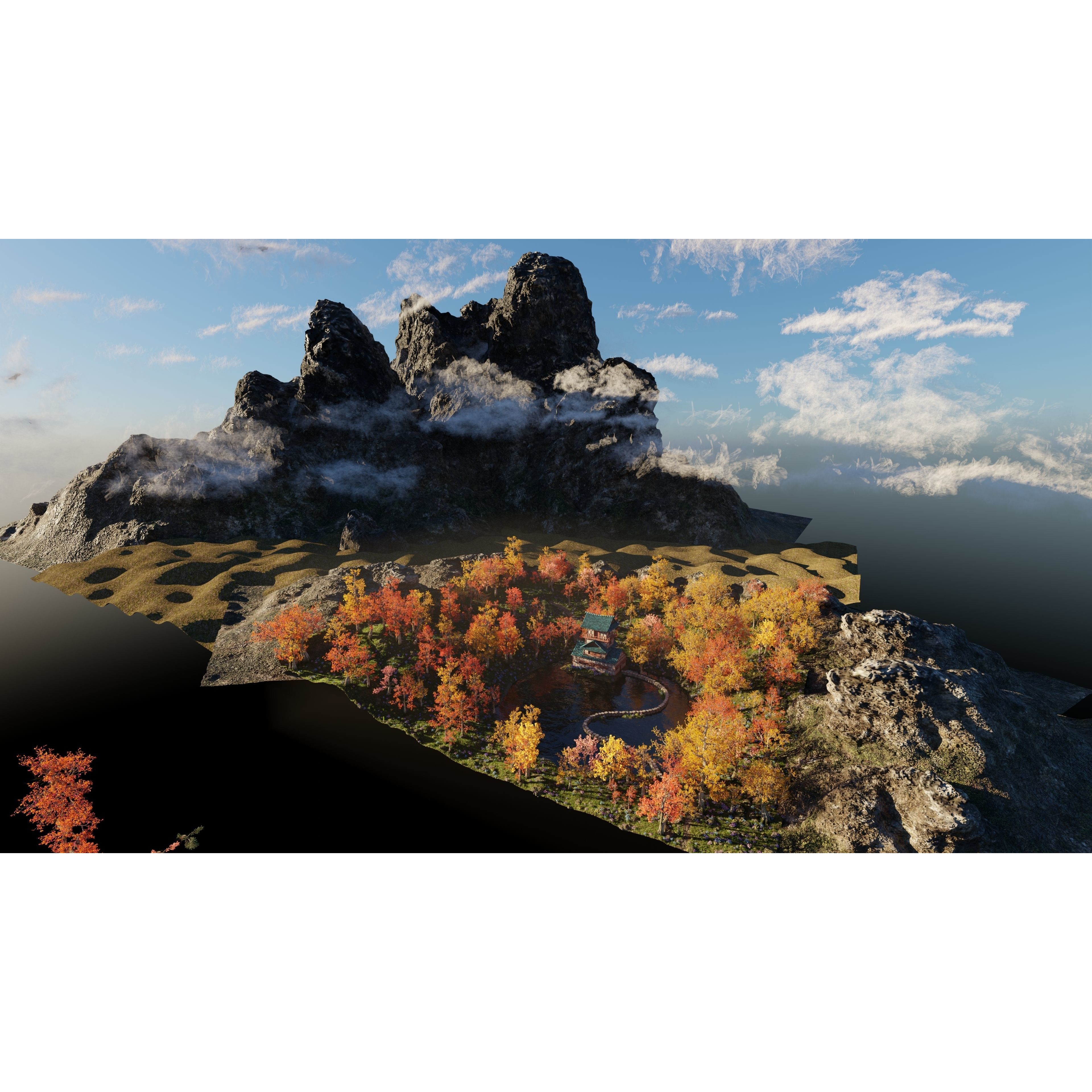 Japanese Scene - Game-Ready 3D Model - View 15