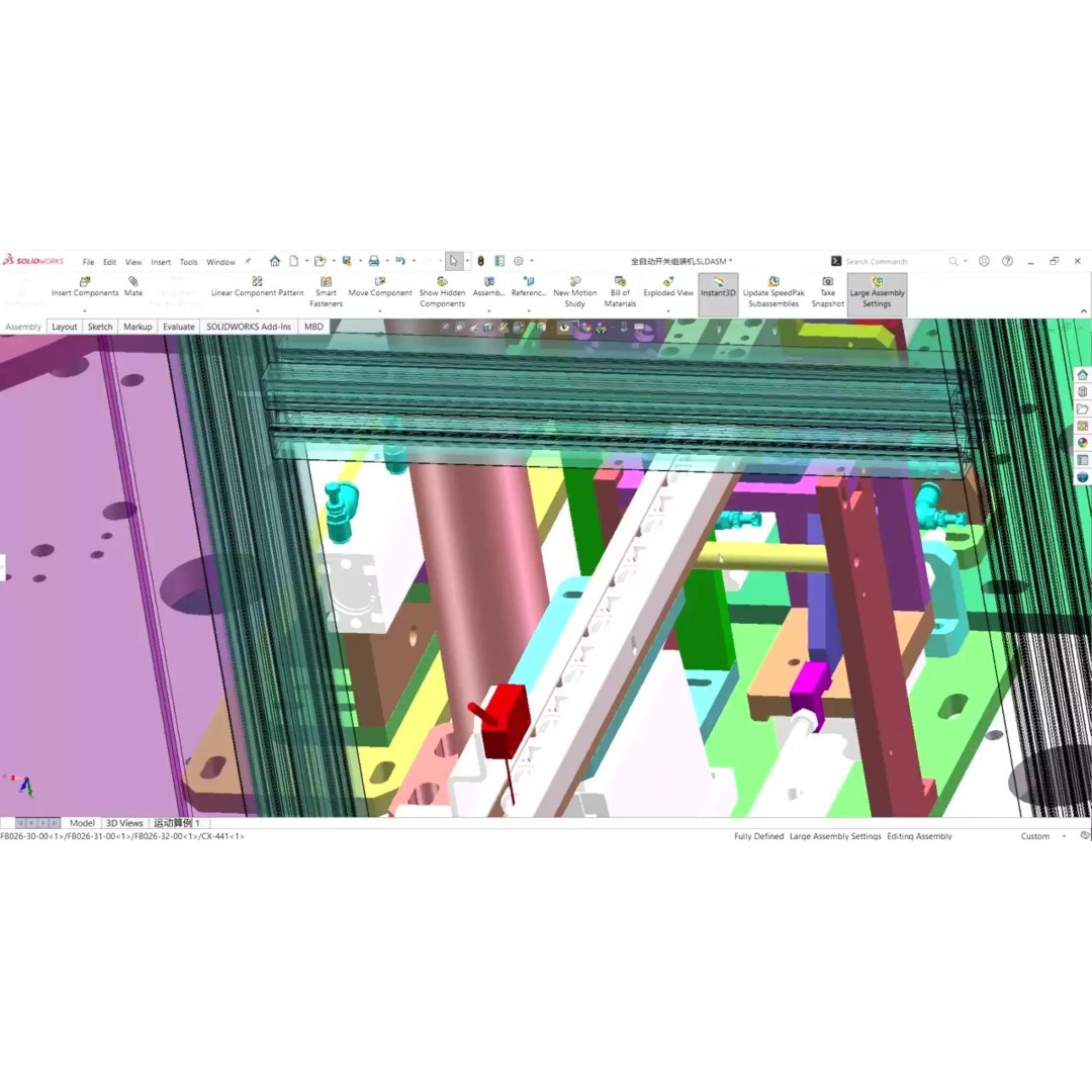 Fully Automatic Switch Assembly Machine 3D Model – Industrial Automation, CAD - View 17