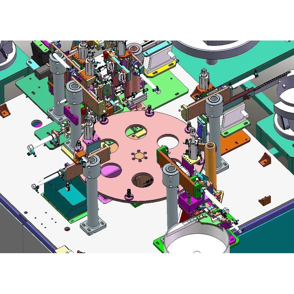 Fully Automatic Switch Assembly Machine 3D Model – Industrial Automation, CAD - View 25