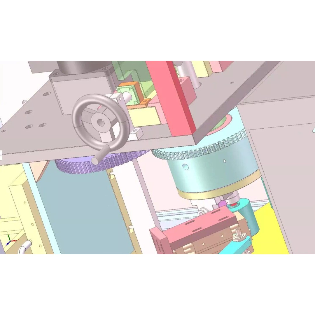 Automatic Battery Sleeve Heat Shrink Machine 3D Model – Industrial Automation CAD Asset - View 10