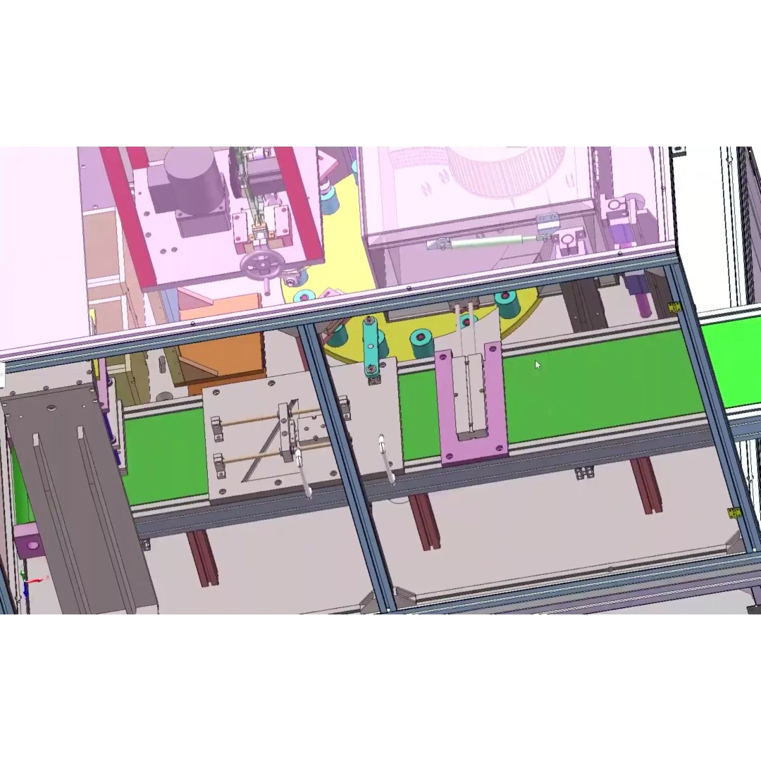 Automatic Battery Sleeve Heat Shrink Machine 3D Model – Industrial Automation CAD Asset - View 18