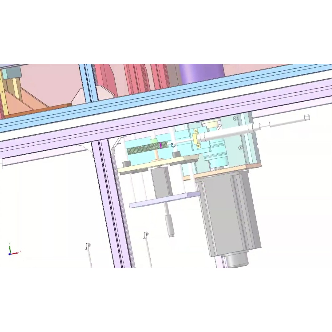 Automatic Battery Sleeve Heat Shrink Machine 3D Model – Industrial Automation CAD Asset - View 19