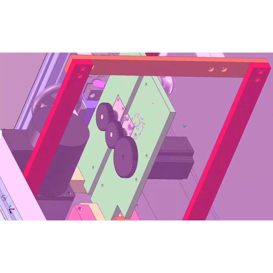 Automatic Battery Sleeve Heat Shrink Machine 3D Model – Industrial Automation CAD Asset - View 7