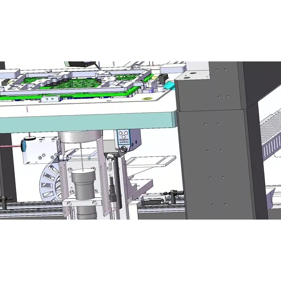 Notebook C-Panel Case Testing Machine 3D Model – Precision Inspection Automation, FBX - View 12