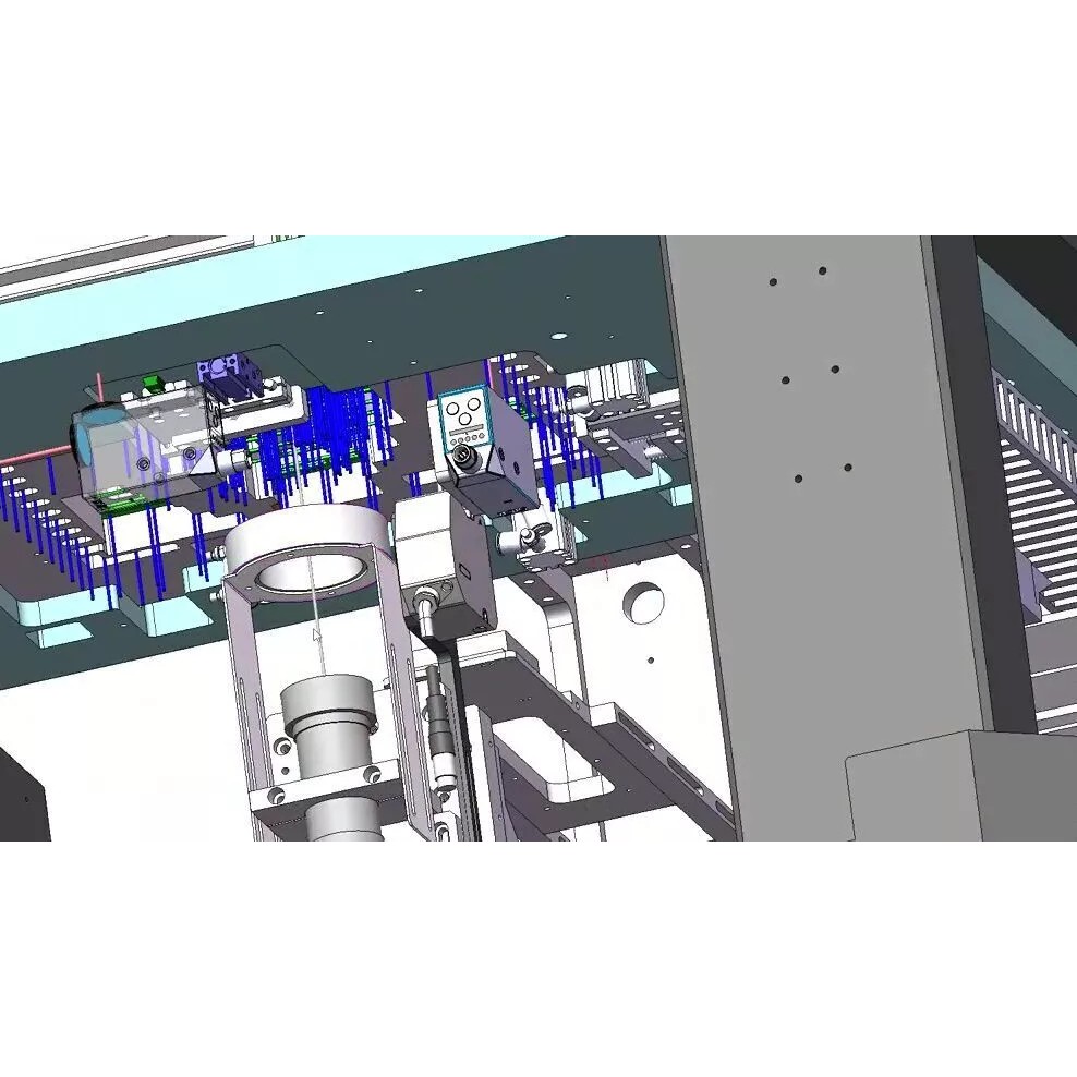 Notebook C-Panel Case Testing Machine 3D Model – Precision Inspection Automation, FBX - View 13