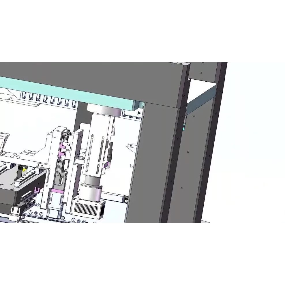 Notebook C-Panel Case Testing Machine 3D Model – Precision Inspection Automation, FBX - View 14
