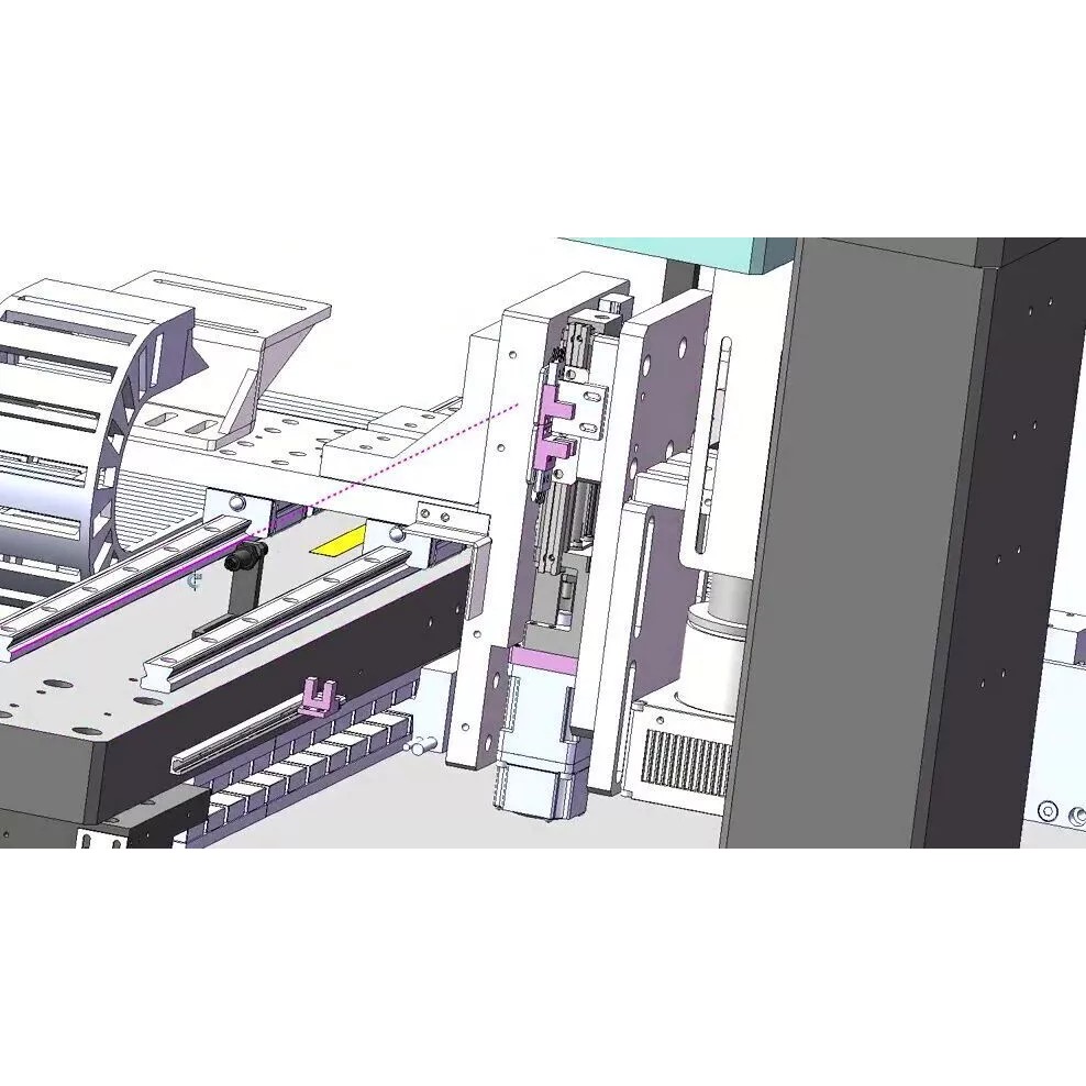 Notebook C-Panel Case Testing Machine 3D Model – Precision Inspection Automation, FBX - View 15