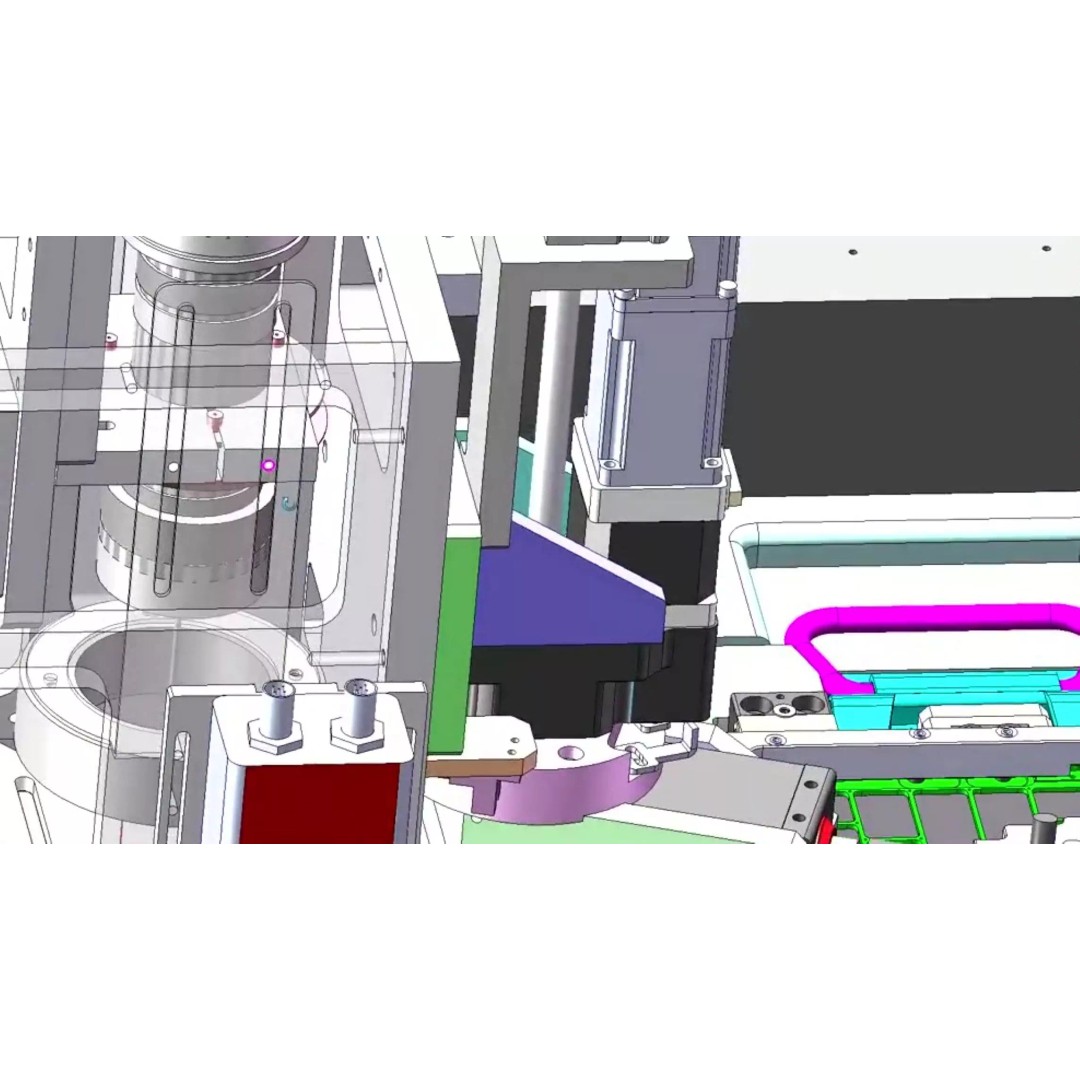 Notebook C-Panel Case Testing Machine 3D Model – Precision Inspection Automation, FBX - View 18