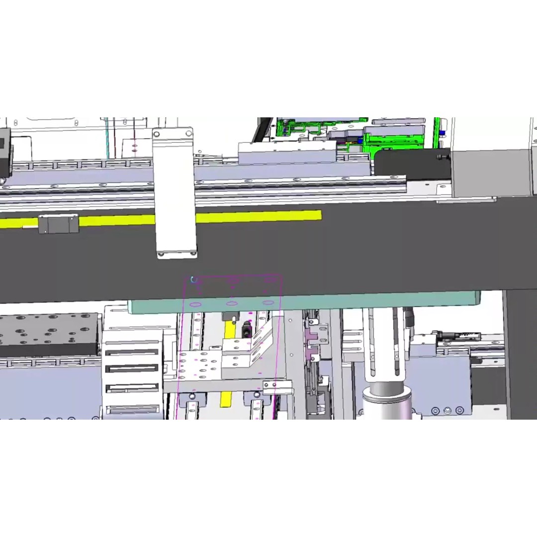 Notebook C-Panel Case Testing Machine 3D Model – Precision Inspection Automation, FBX - View 20