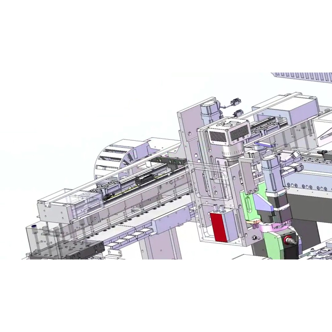 Notebook C-Panel Case Testing Machine 3D Model – Precision Inspection Automation, FBX - View 26