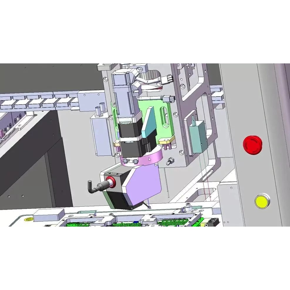 Notebook C-Panel Case Testing Machine 3D Model – Precision Inspection Automation, FBX - View 7