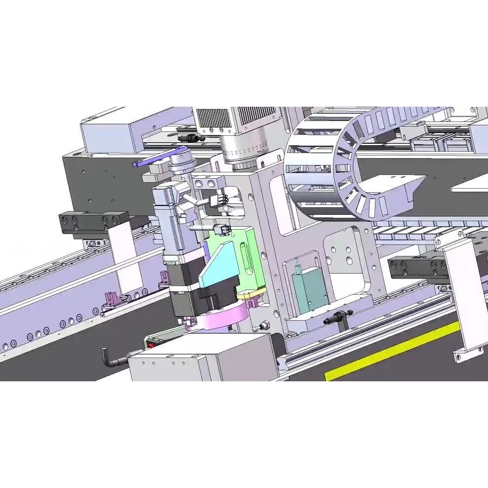 Notebook C-Panel Case Testing Machine 3D Model – Precision Inspection Automation, FBX - View 9