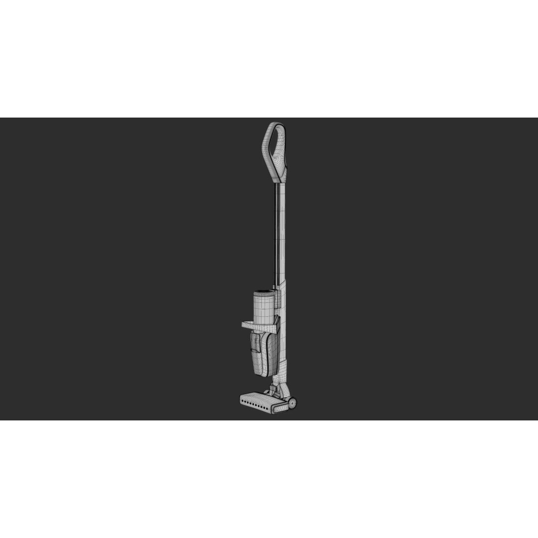 Modern Vacuum Cleaner 3D Model – Low Poly PBR Game Asset, Blender & FBX - View 18