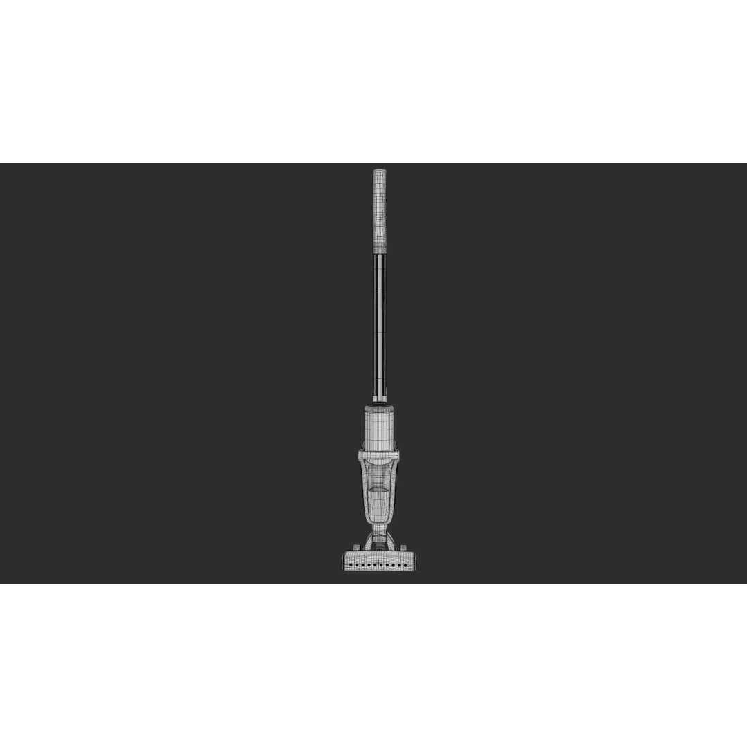 Modern Vacuum Cleaner 3D Model – Low Poly PBR Game Asset, Blender & FBX - View 19