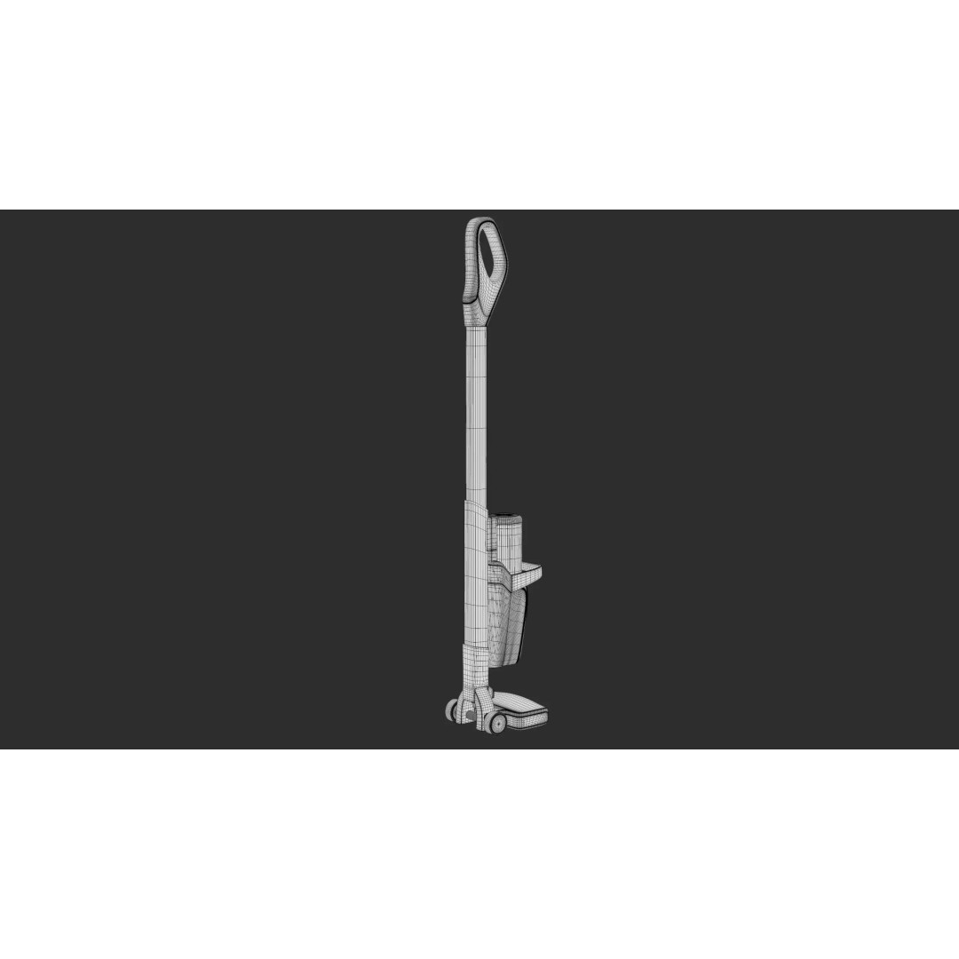Modern Vacuum Cleaner 3D Model – Low Poly PBR Game Asset, Blender & FBX - View 21