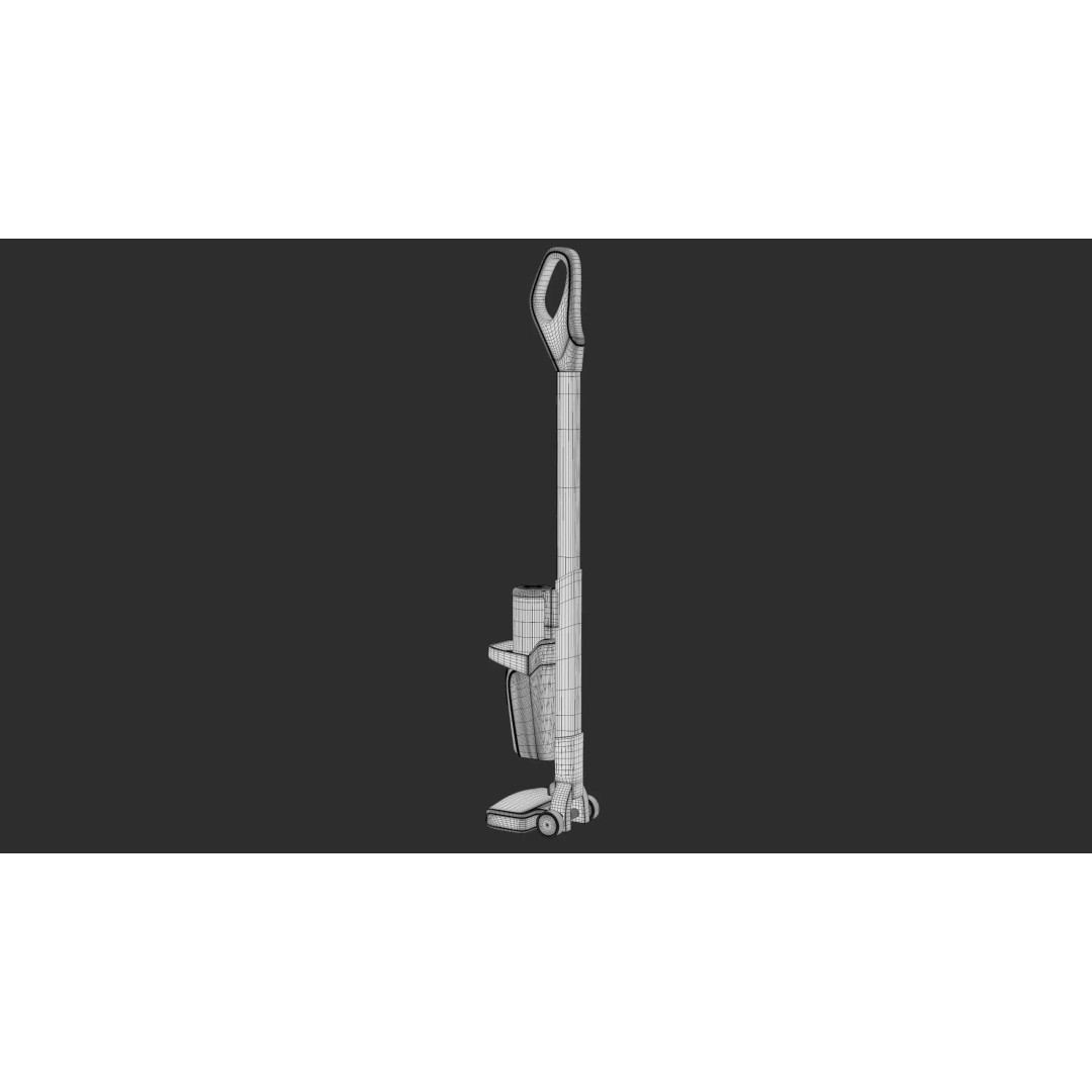 Modern Vacuum Cleaner 3D Model – Low Poly PBR Game Asset, Blender & FBX - View 23