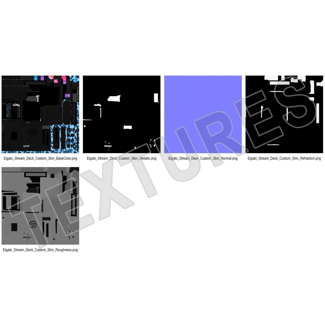 Elgato Stream Deck Custom Skin 3D Model – PBR Textured Game Asset, FBX - View 15
