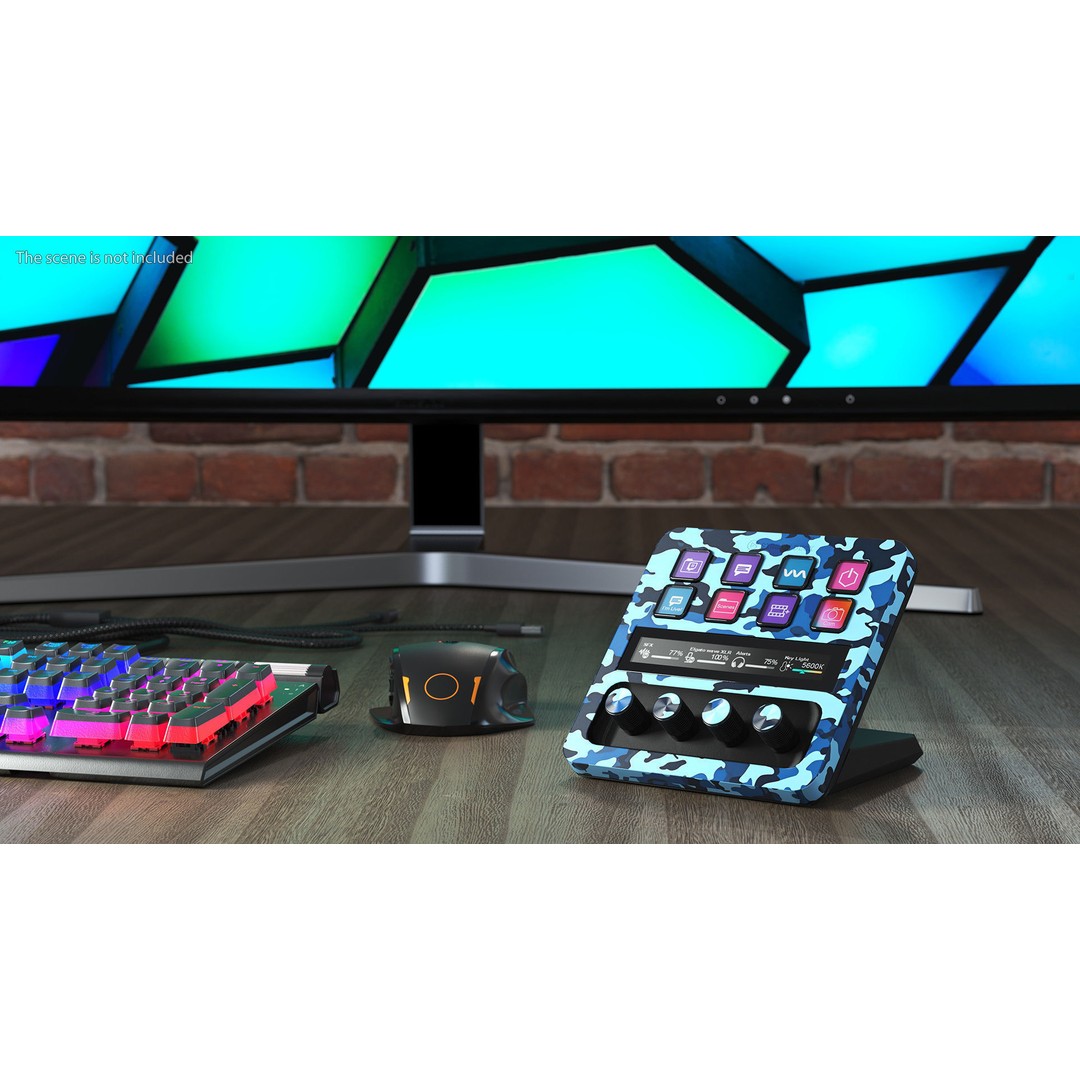 Elgato Stream Deck Custom Skin 3D Model – PBR Textured Game Asset, FBX - View 2