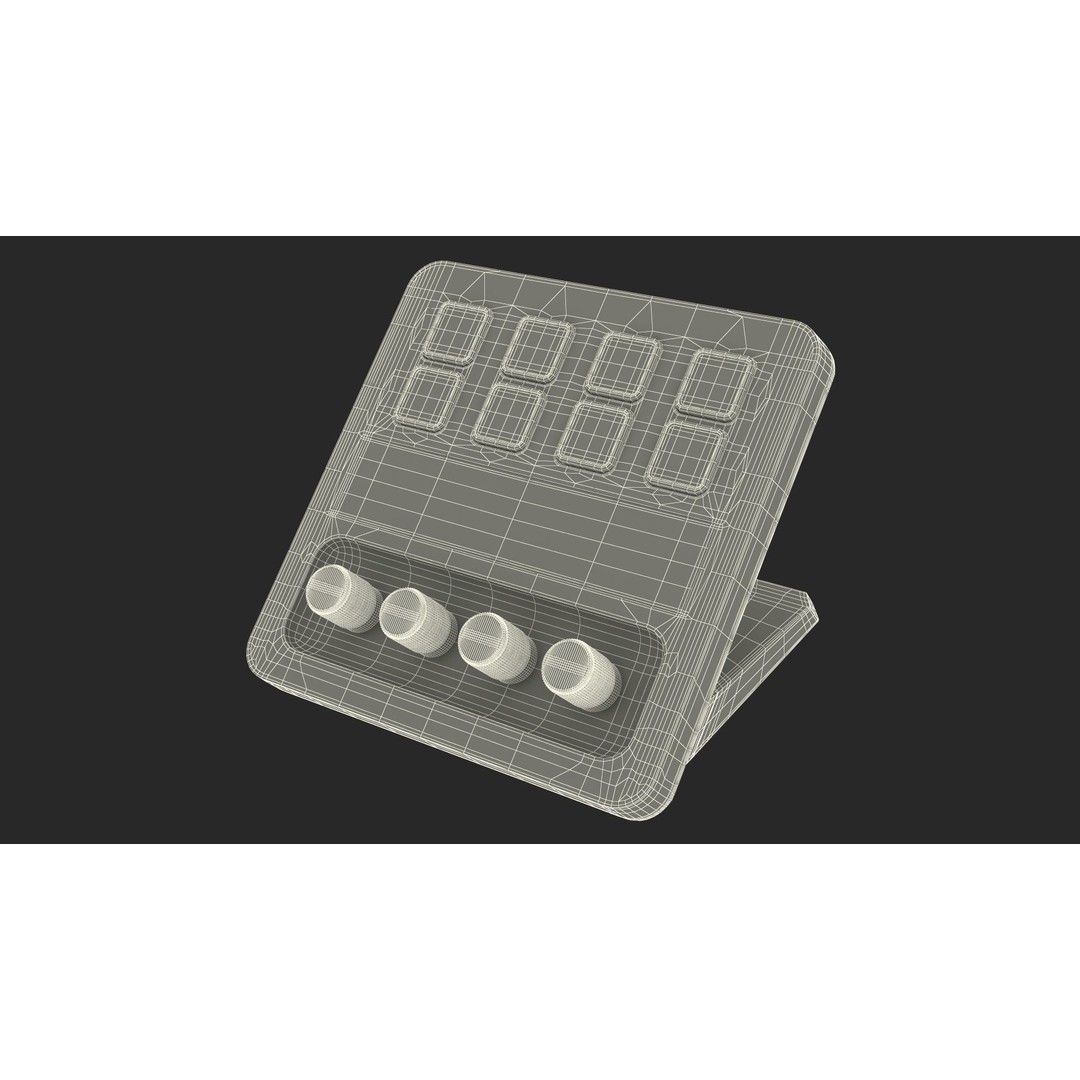 Elgato Stream Deck Custom Skin 3D Model – PBR Textured Game Asset, FBX - View 22