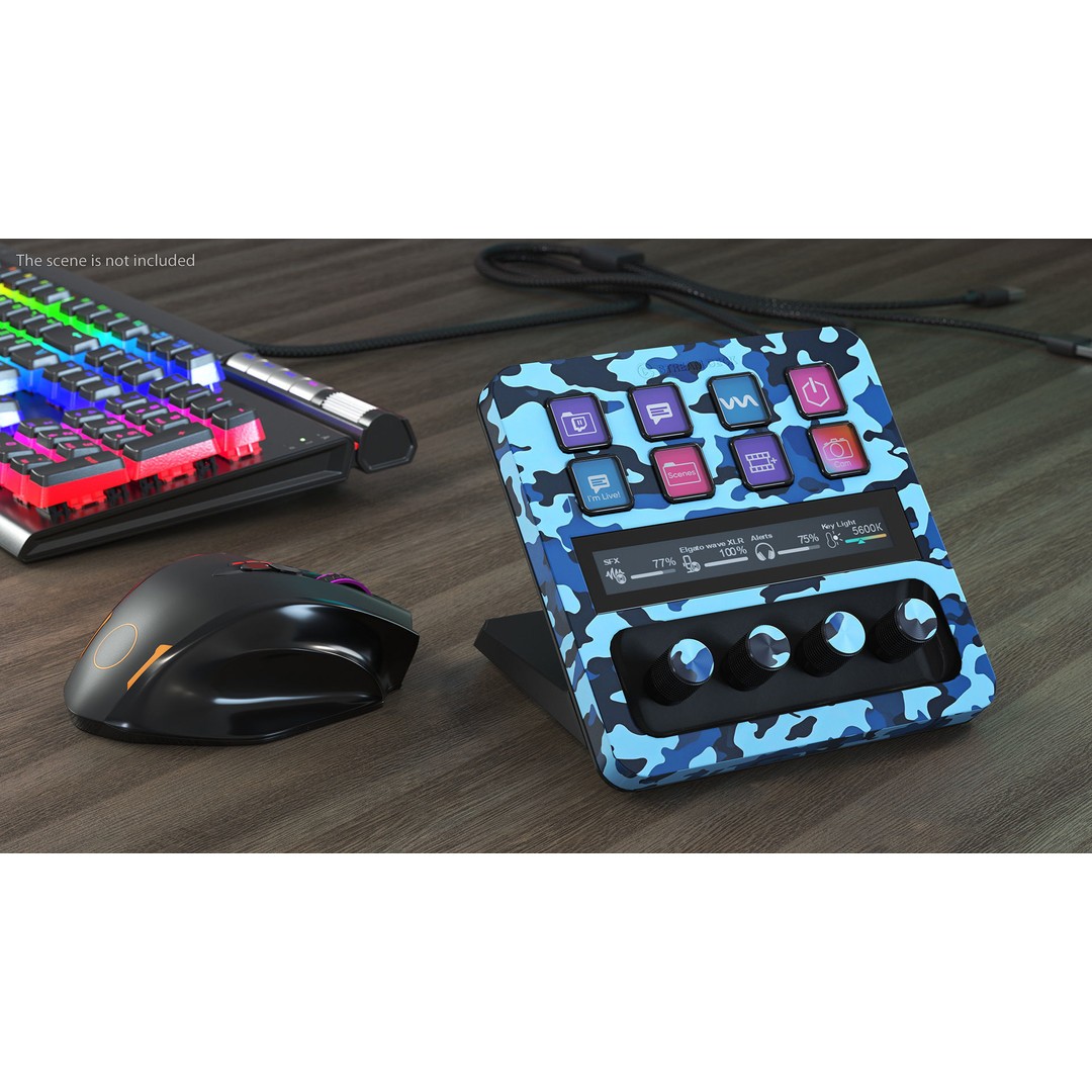 Elgato Stream Deck Custom Skin 3D Model – PBR Textured Game Asset, FBX - View 3