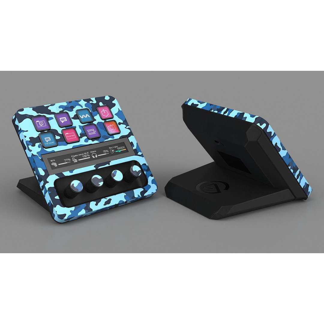 Elgato Stream Deck Custom Skin 3D Model – PBR Textured Game Asset, FBX - View 4