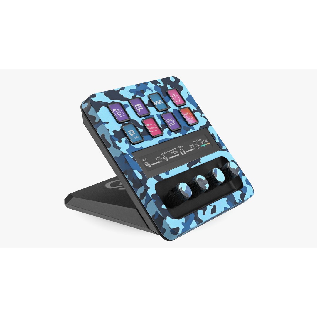 Elgato Stream Deck Custom Skin 3D Model – PBR Textured Game Asset, FBX - View 5