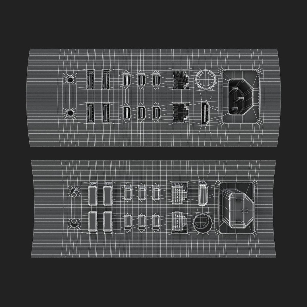 Apple Complete 3D Model Set – High Poly Electronics Collection, FBX - View 256