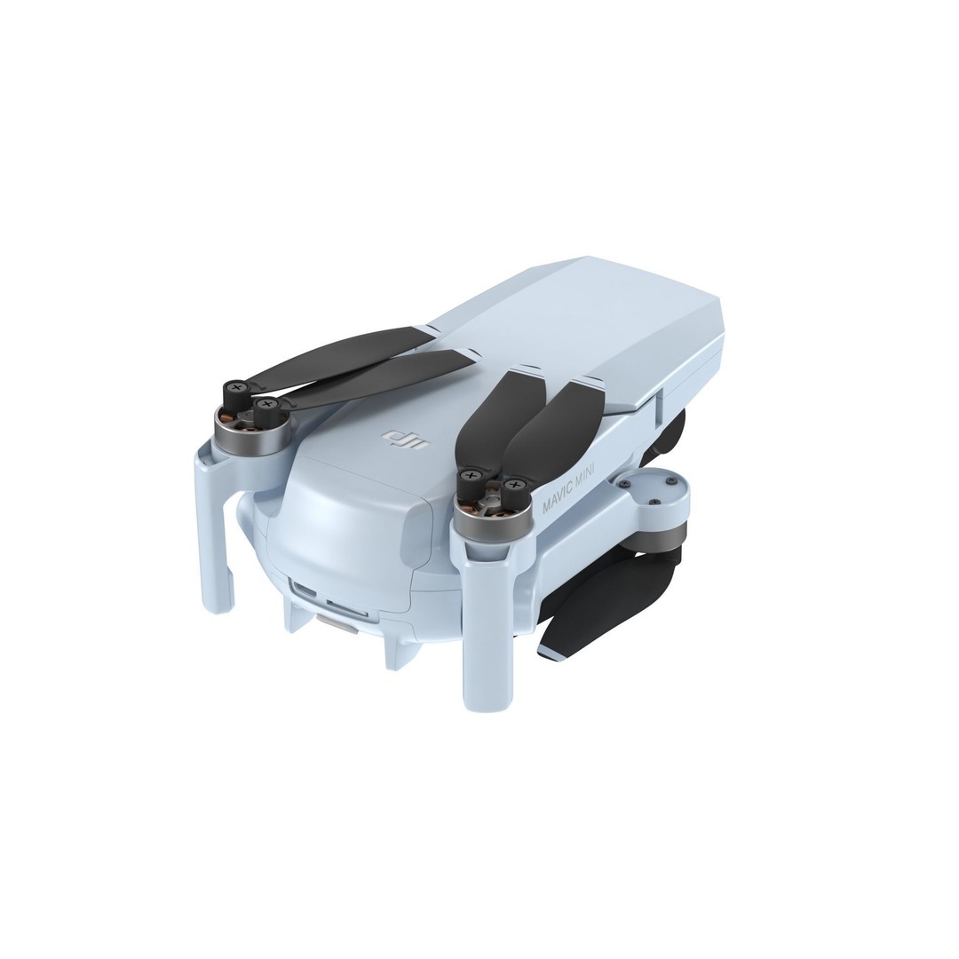 DJI Mavic Mini 3D Model – High Poly Game-Ready Drone, FBX, OBJ - View 6